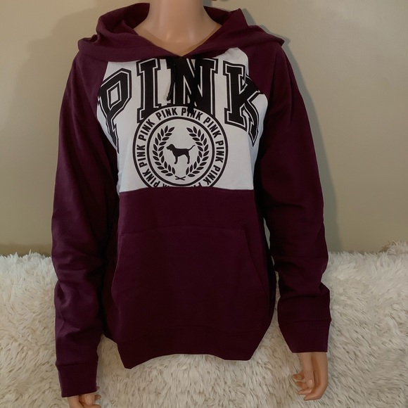 Pink Victoria Secret Logo Hoodie - Picture 2 of 5